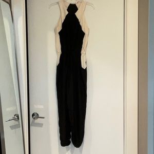Parker Black and white jumpsuit